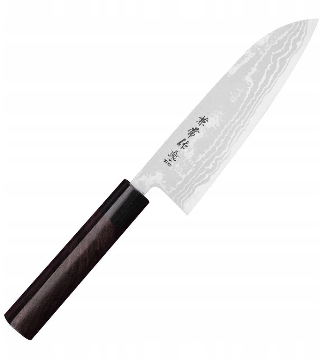 Kanetsune Zen-Bokashi Aogami#2 Nóż Santoku 16,5 cm