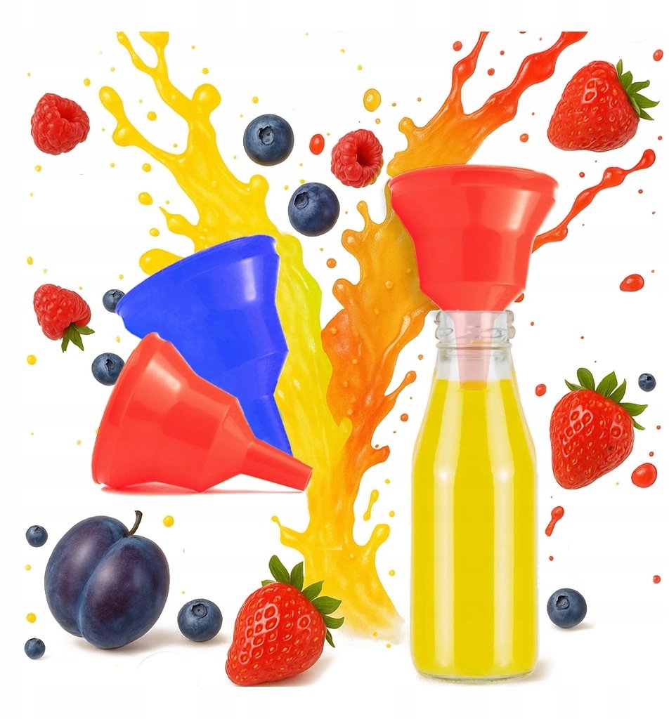 MAŁY LEJEK MINI DO BUTELEK FI 60 do butelki butelek poręczny praktyczny