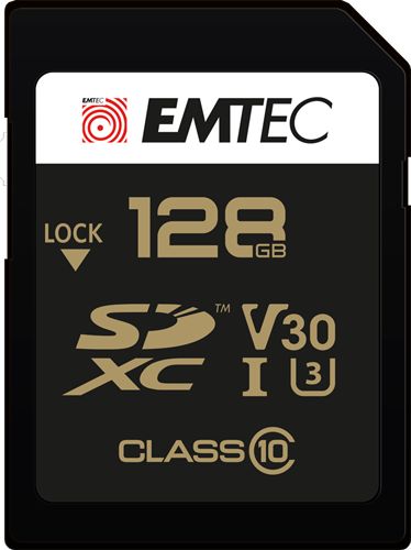 Karta Emtec Speedin Pro SDXC 128 GB Class 10 UHS-I/U3 V30 (ECMSD128GXC10SP)