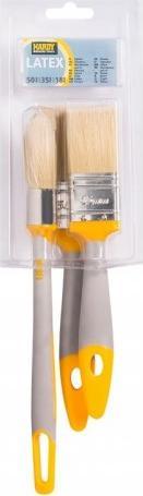 KAEM Zestaw pędzli malarskich do farb lateksowych 3 szt