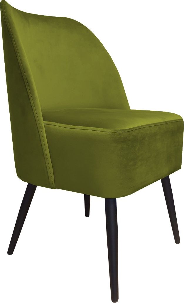 Atos Fotel DUNAJ BL VELVET oliwkowy tapicerowany aksamitem ATOS