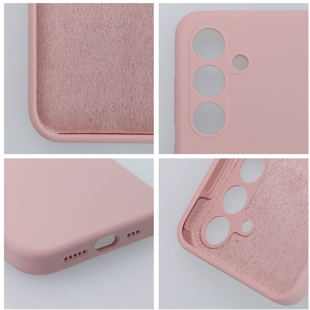 Futerał SILICONE 2mm do SAMSUNG A17 pudrowy róż