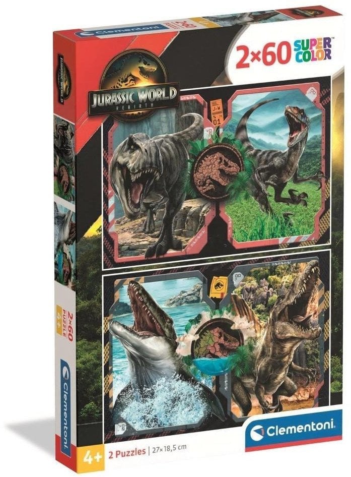 CLE puzzle 2x60 SuperKolor JurassicWorld 24830