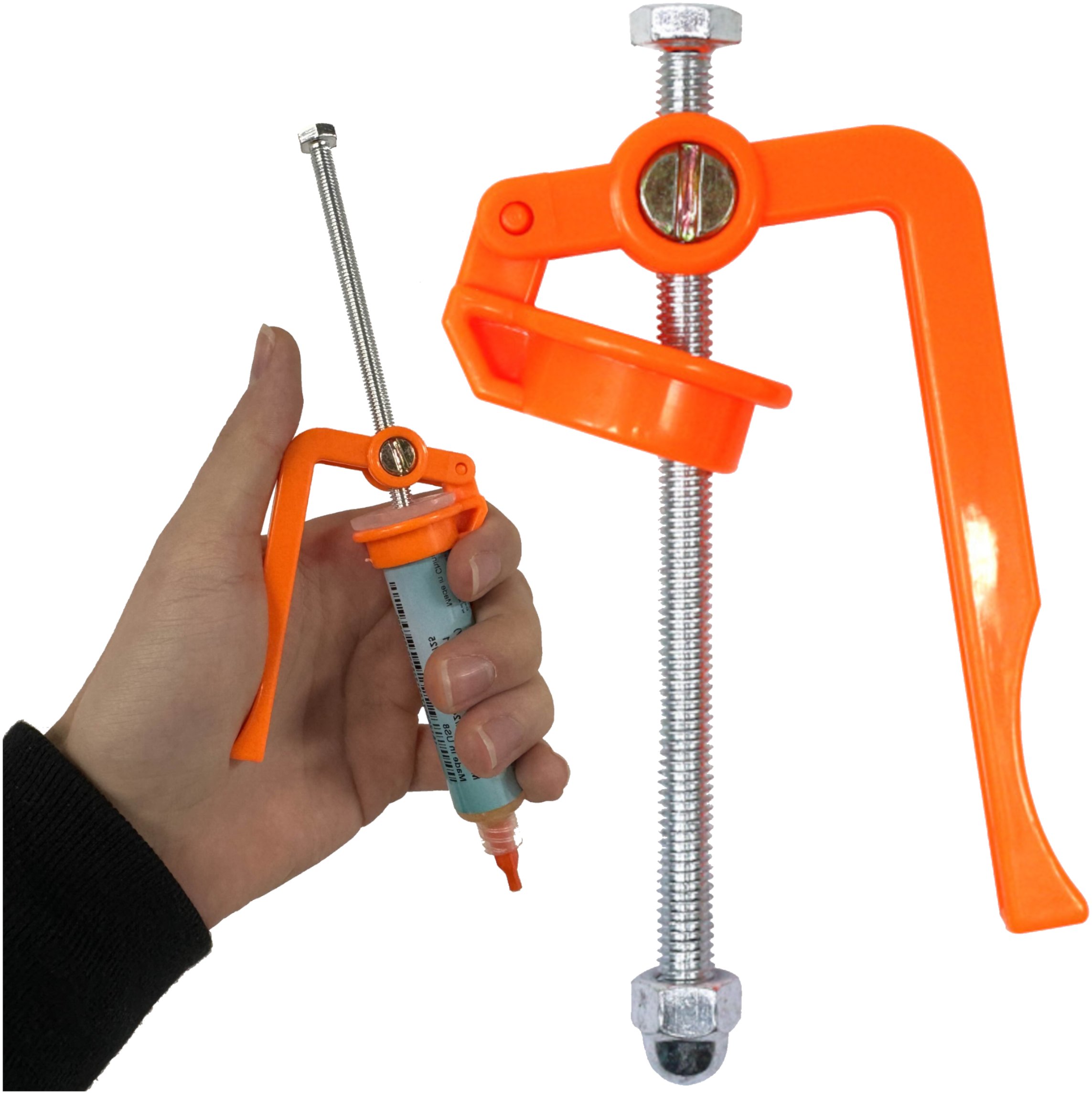 Pistolet Do Kleju Popychacz Topnika Wyciskacz Pasty Dozownik Strzykawek