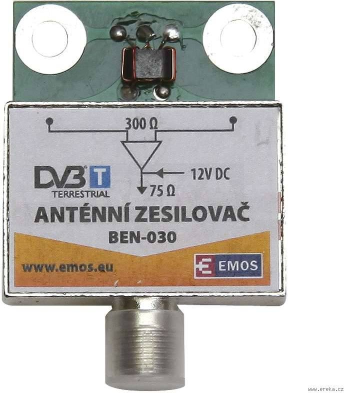 Emos Wzmacniacz antenowy 30dB VHF/UHF (J5803)