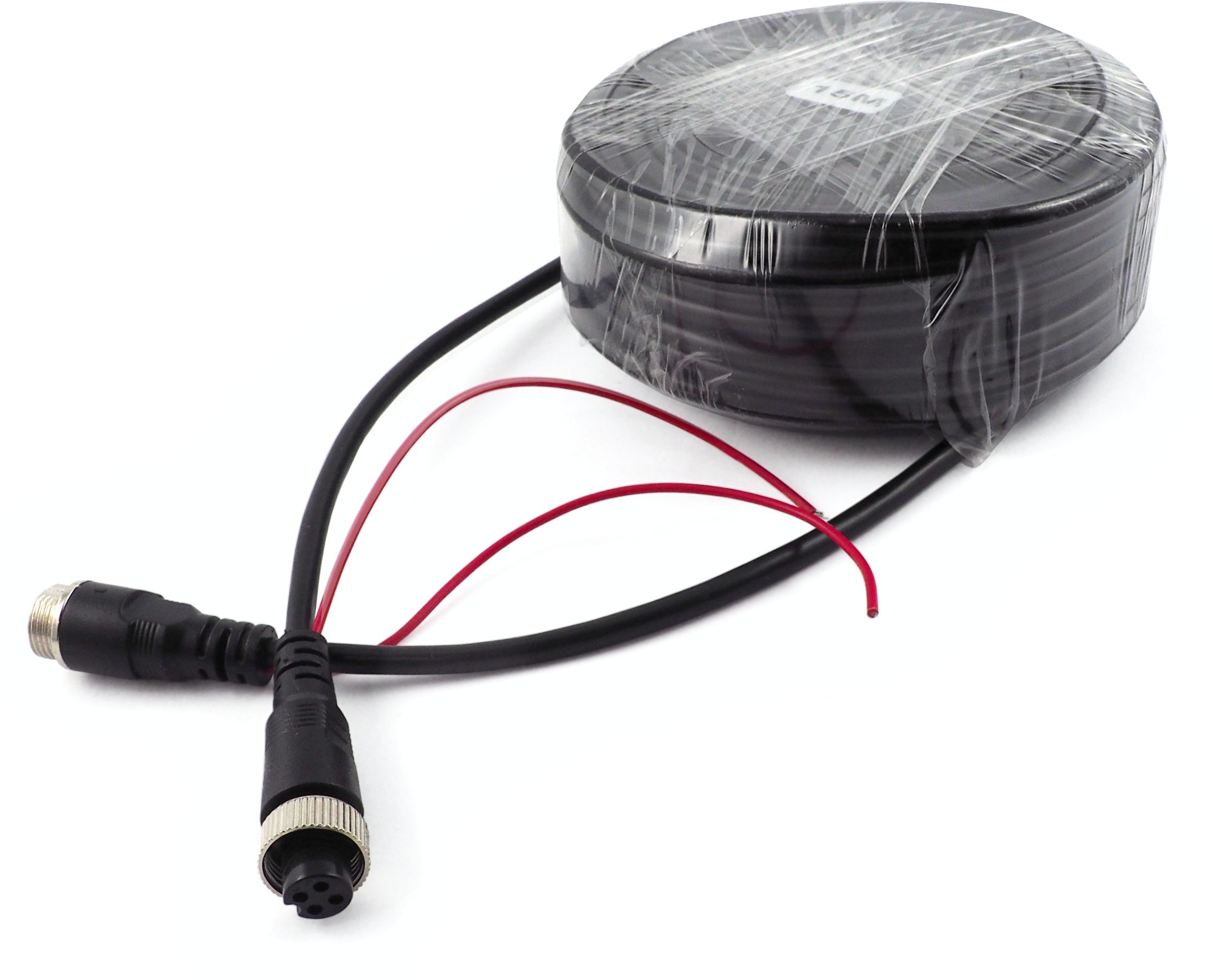 Kabel Przewód Wideo Video do Kamer Monitora Cofania 15m 4pin Skręcane Wtyki