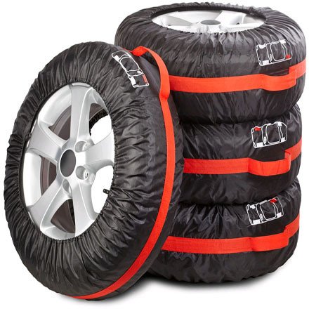 Pokrowiec na koła samochodowe 4 sztuki 13-16 cali