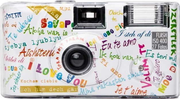 Aparat cyfrowy keine Marke Single use Camera Flash 400 27 I mog di white