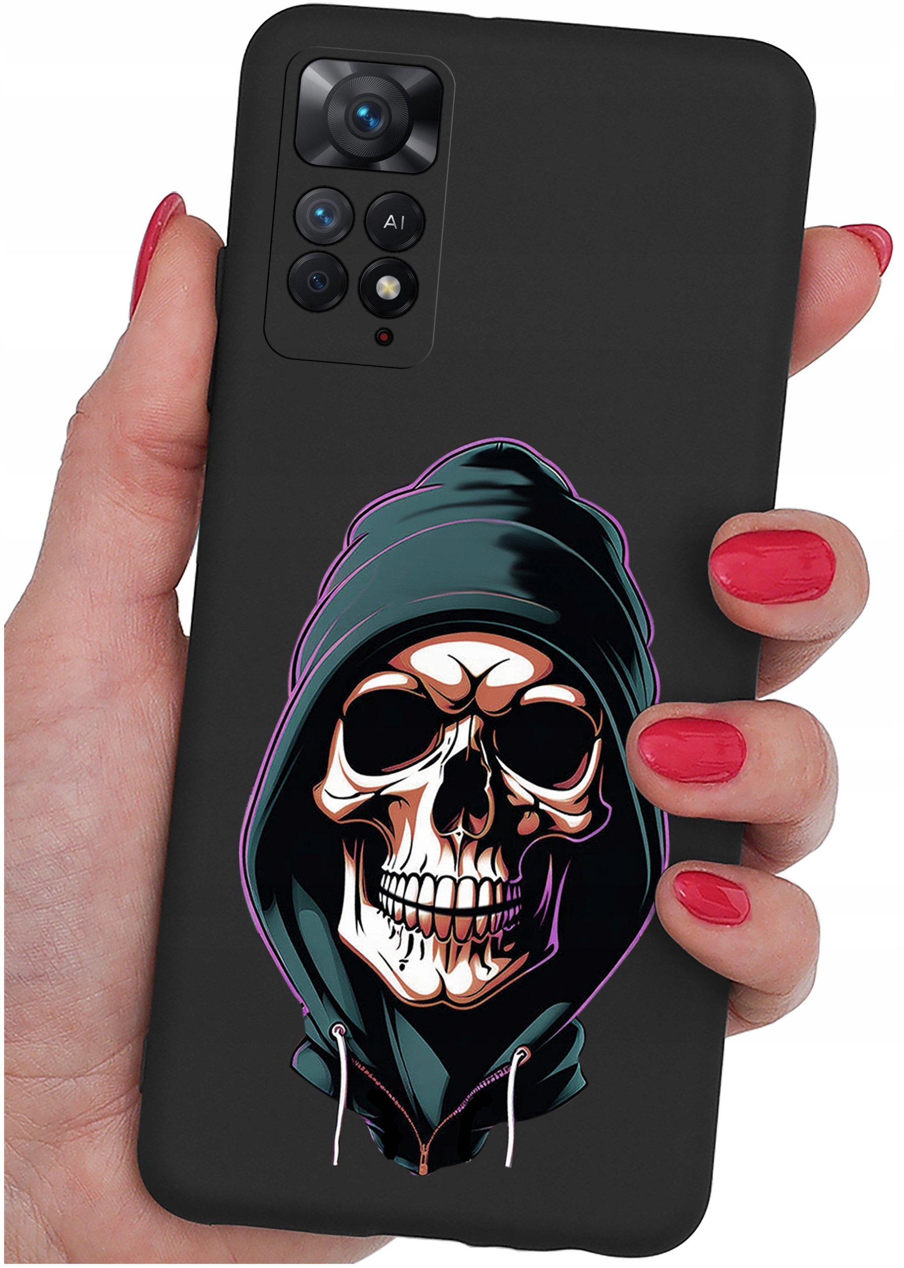 ETUI do Xiaomi Redmi Note 11 Pro | WZORY | SILIKONOWE MATT CASE + SZKŁO 9H