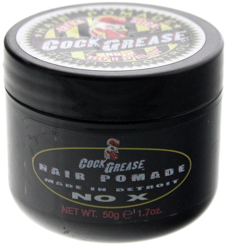Cock Grease, Extra Slick No X, Hair Styling Pomade, Shine Finish, Extra Hold, 50 g Unisex