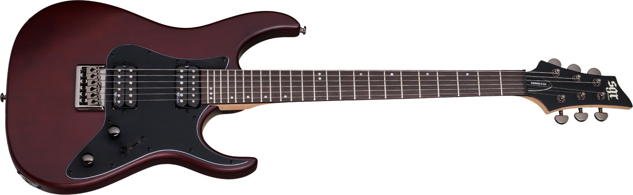 Schecter SGR Banshee-6 electric guitar, Walnut Satin