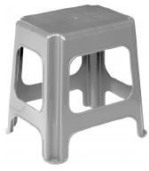 Stool "Maxi" Max 41x33 5x42 5cm air silver color 4052396013672