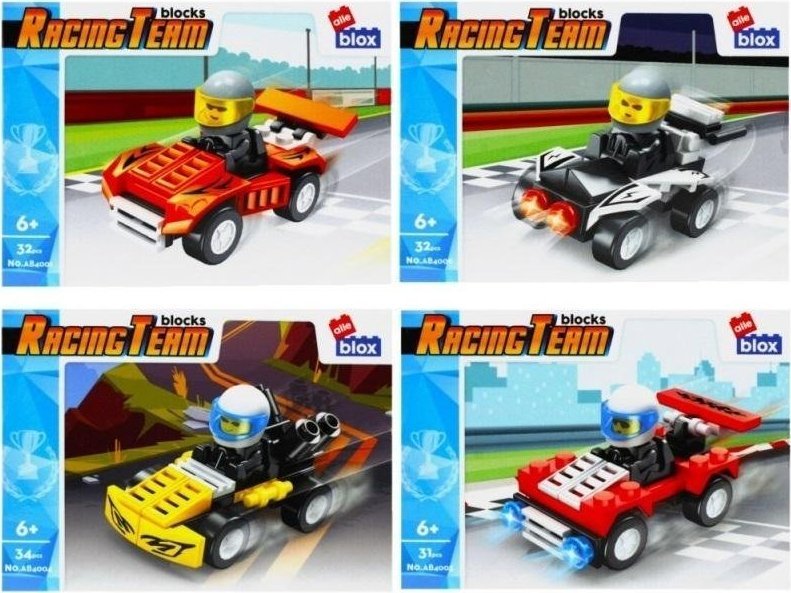 ALLEBLOX Klocki konstrukcyjne Speed mix 31-34 el.