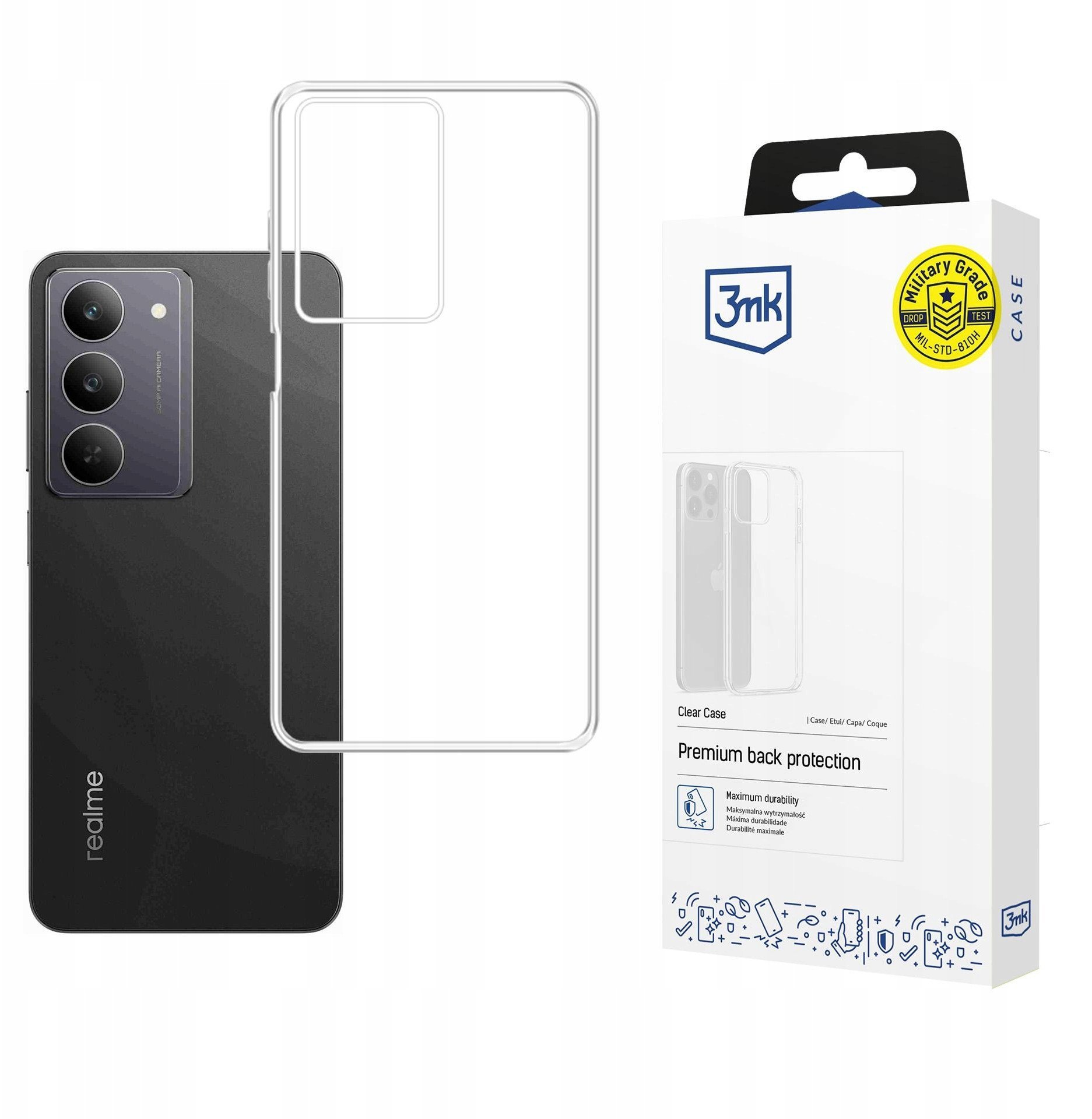 Realme 14x - 3mk Clear Case