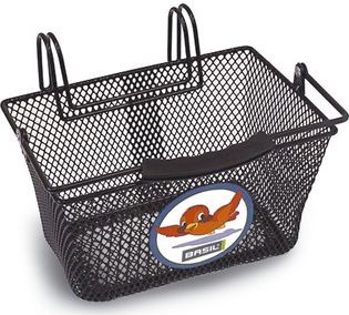 Basil Kosz na kierownicę TIVOLI KIDS animal sticker, mocowanie na haki, stalowy czarny (BAS-30040)