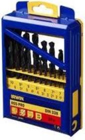 Wiertło Irwin do metalu HSS walcowe 1,5 2 7 4,5 4 5,5 5 1 3 2,5 3,5 6 10 6,5 7,5 8 8,5 9 9,5mm zestaw (10502502)