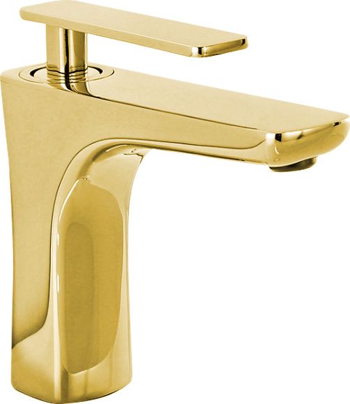 Bateria umywalkowa Mexen Indus stojąca złoty