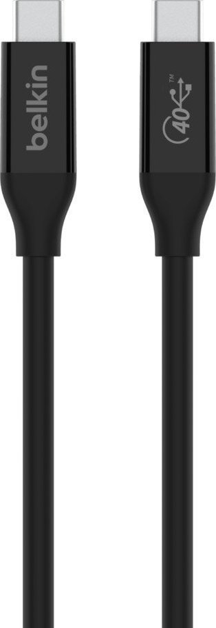 Kabel USB Belkin USB-C - USB-C 0.8 m Czarny (INZ001BT0.8MBK)