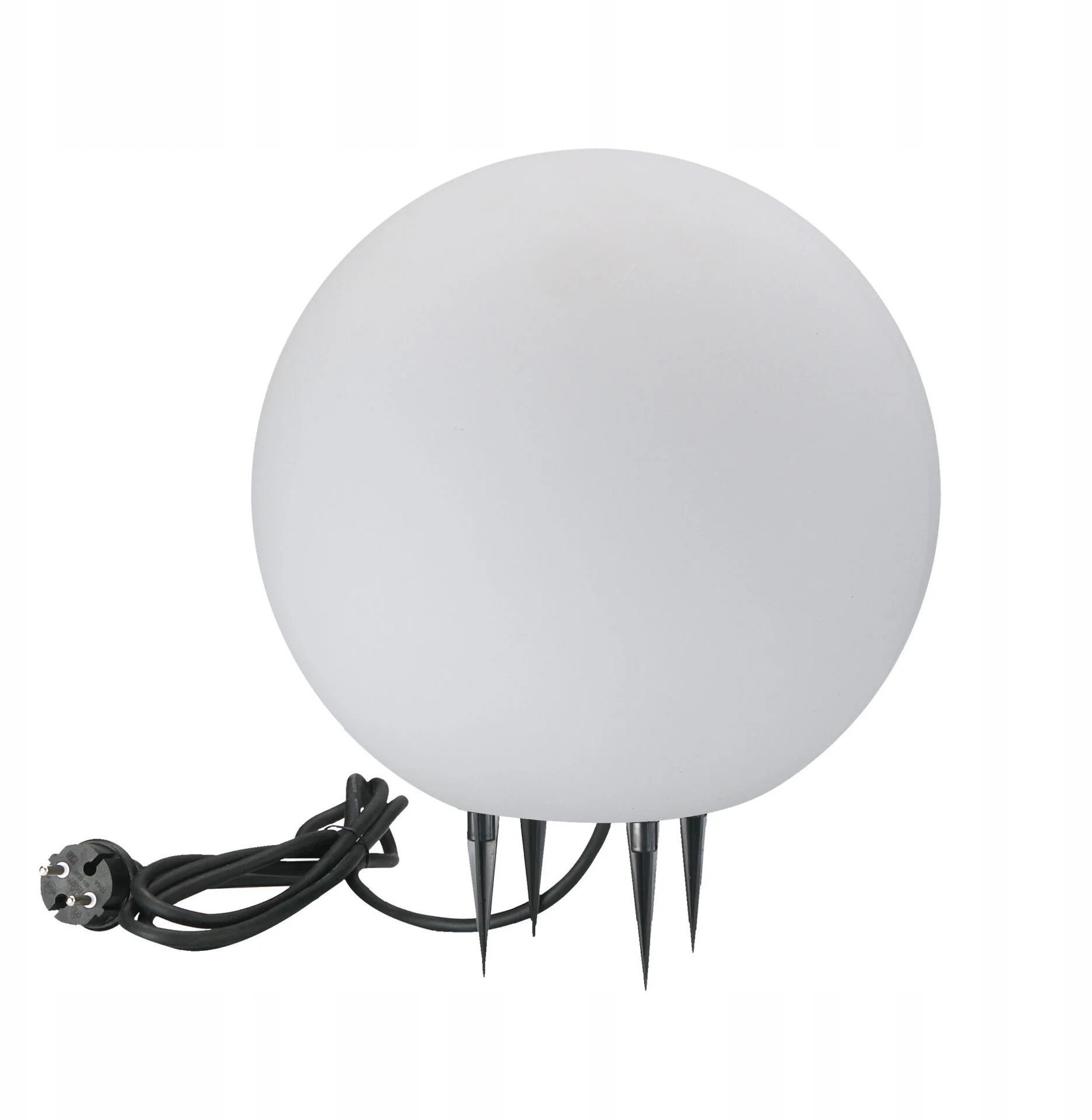 LAMPA OGRODOWA ARGENTO 30 BIAŁA KULA E27