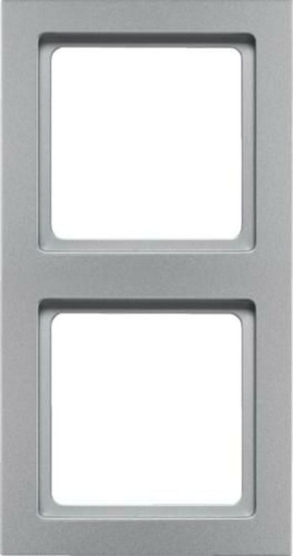 Hager Q.3 Ramka 2-krotna alu aksamit lakierowany 10126094