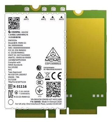 dell Modem sieci bezprzewodowej Mobile DW5933e