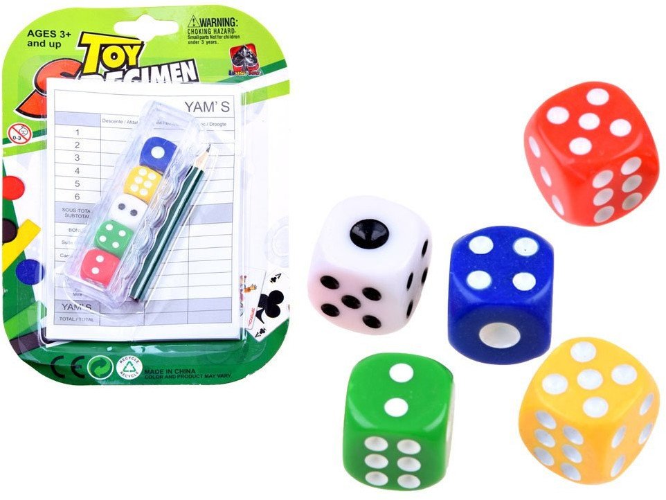 Jokomisiada Zestaw do gry kości Yams kostki oczkowe GR0437