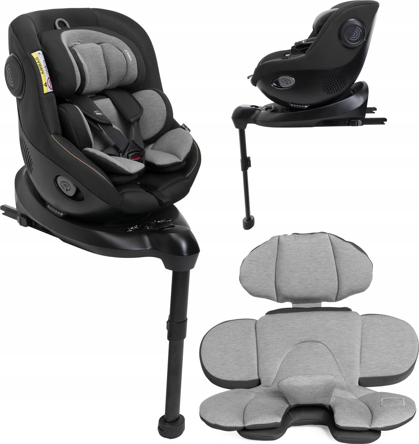 Fotelik samochodowy Chicco Fotelik samochodowy dla dzieci SEAT 105 I-SIZE czarny