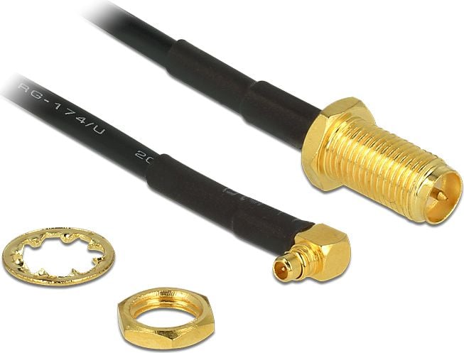 Kabel Delock Antenowy 0.3m czarny (88936)