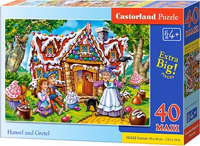 Castorland Puzzle Jaś i Małgosia 40 Maxi elementów