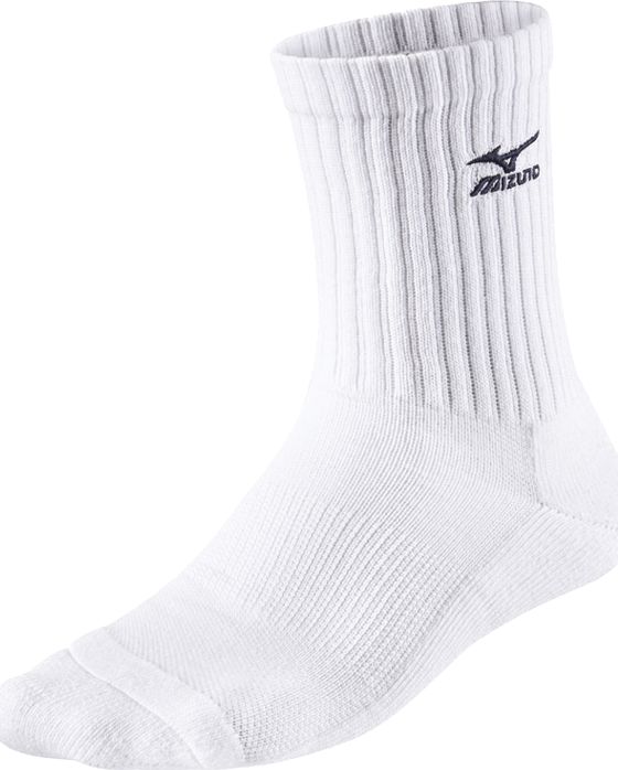 Mizuno Skarpety Mizuno Volley Socks Medium białe L / 41-43
