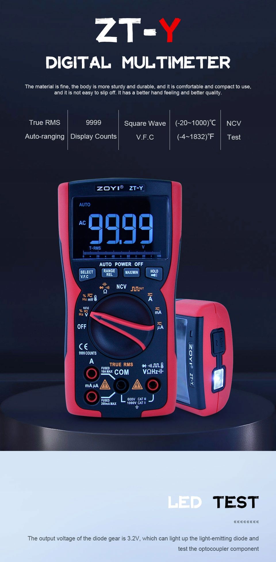 Techrebal Multimetr ZOYI ZT-Y