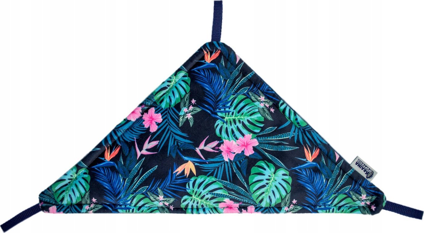 Kraina Tuptusia hamak trójkątny 30x30cm dla szczurów szynszli