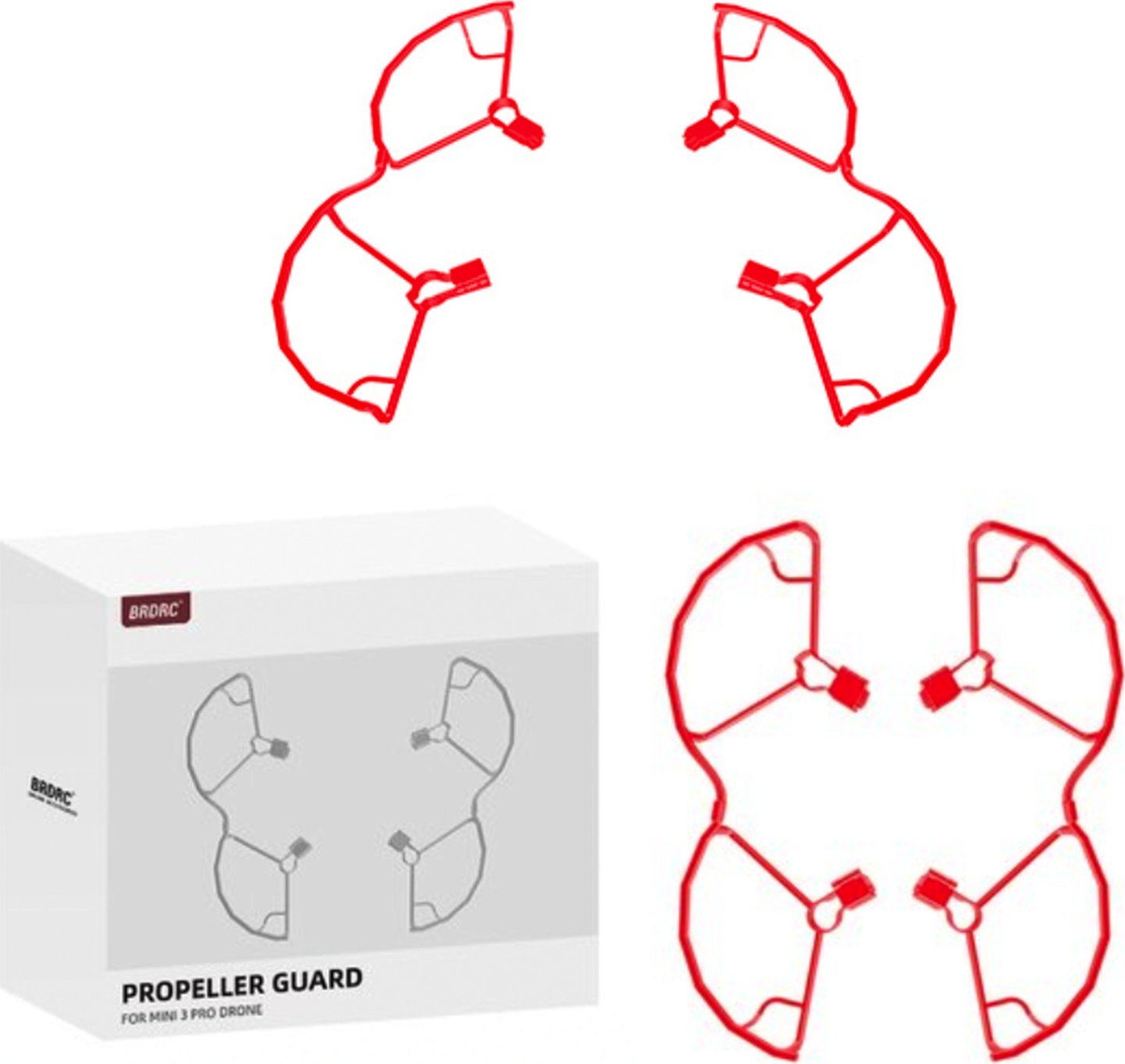 BRDRC OSŁONY NA ŚMIGŁA DO DRONA DJI MINI 3 PRO 4 SZT.