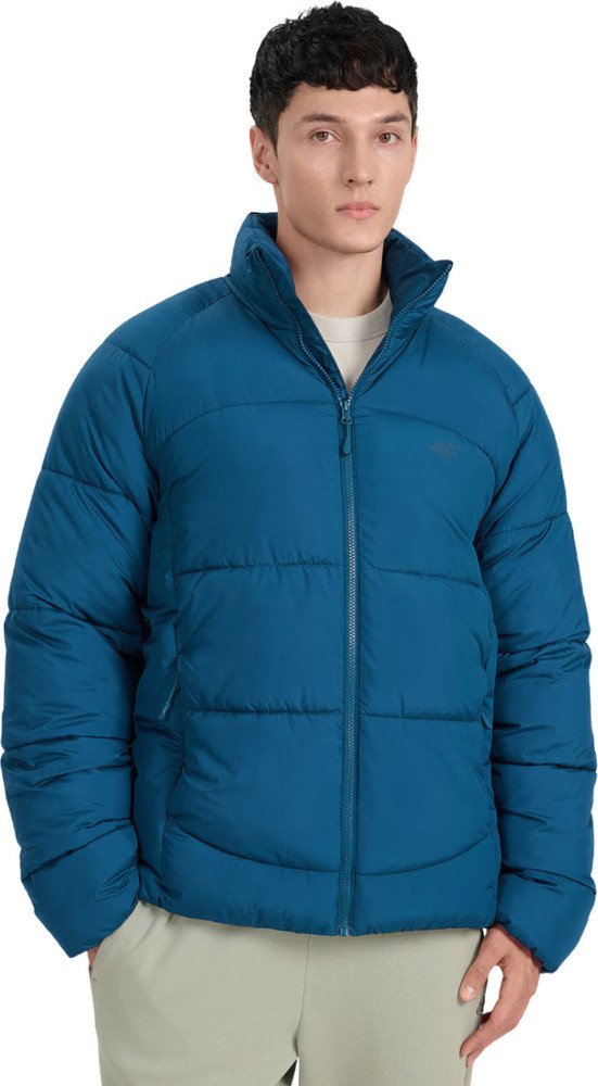 Kurtka puchowa męska 4F M0707 niebieska 4FRAW25TDJAM0707 30S 2XL