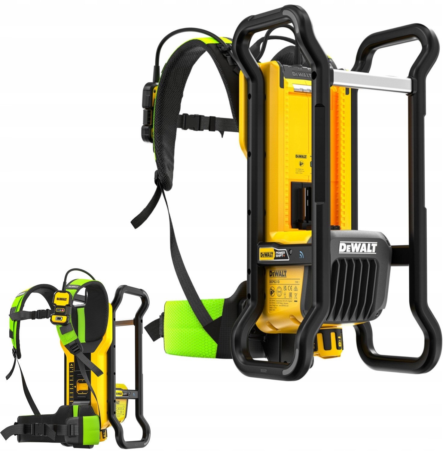 DEWALT.POWERSHIFT BACKPACK VIBRATOR FOR CONCRETE DCPS310N