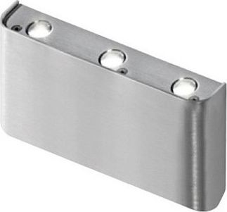 Kinkiet Azzardo Lampa ścienna aluminiowa AZzardo GINNO 3 góra-dół ledowa AZ0766