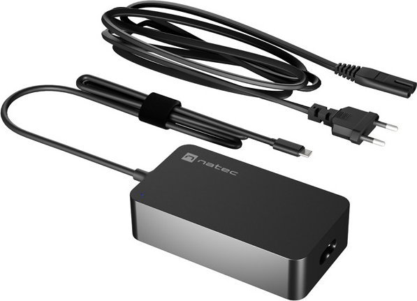 Zasilacz do laptopa Natec 45 W, USB-C, 3 A, 20 V (NZU-2033)