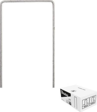 Bradas Szpilki metalowe 15x7x15 cm - 50 szt