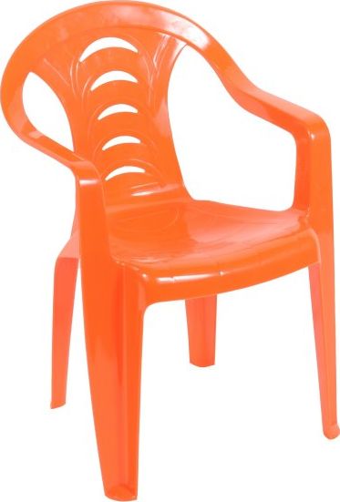 Ołer Garden Fotelik dziecięcy plastikowy Tola pomarańczowy