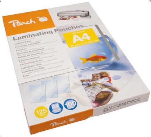 Peach Folia do laminowania A4 216x303mm, 125mic, 100 Arkuszy (510316)