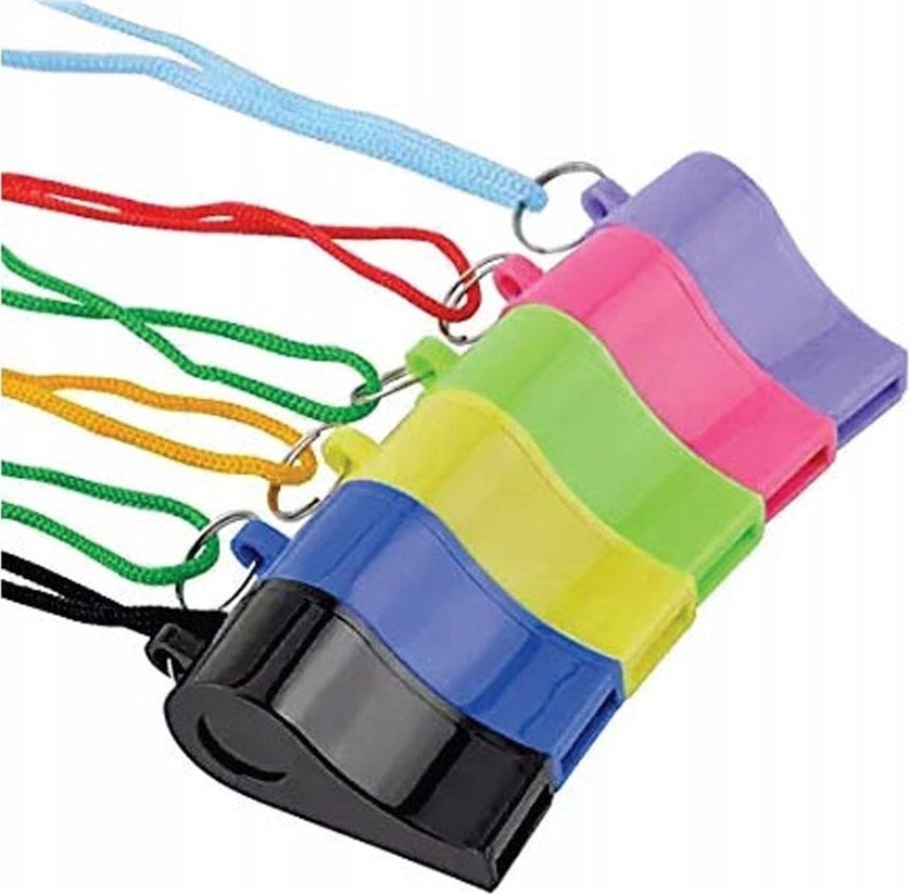 Maxwel Gwizdek plastikowy mały ze sznurkiem