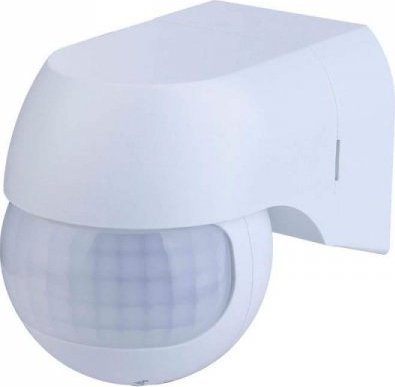V-TAC Czujnik Ruchu Ścienny 180st Ruchoma Główka Biały V-TAC VT-8028