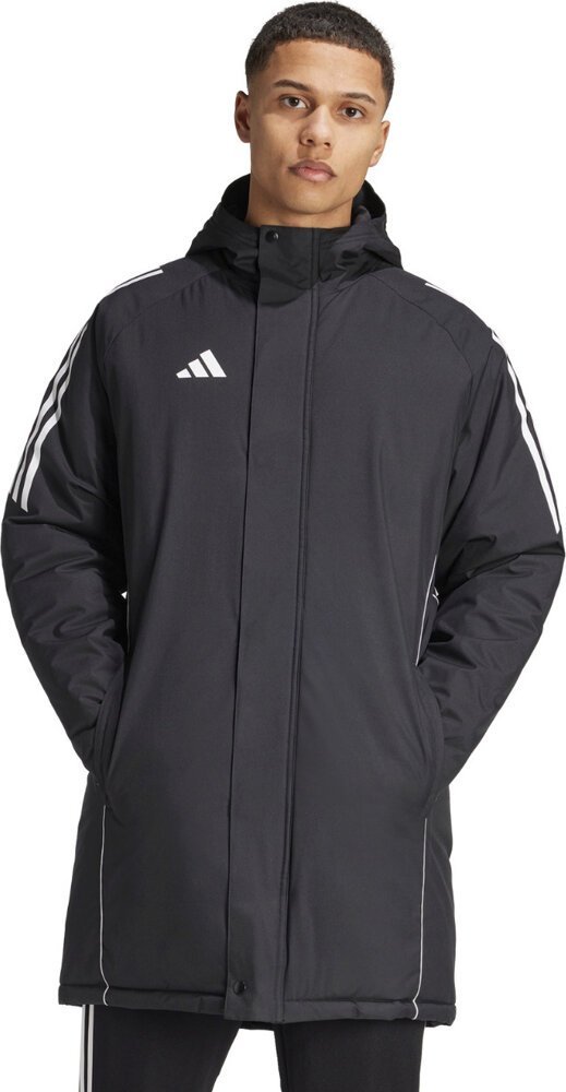 Kurtka męska adidas Tiro 24 Stadium Parka czarno-biała IJ7391 2XL
