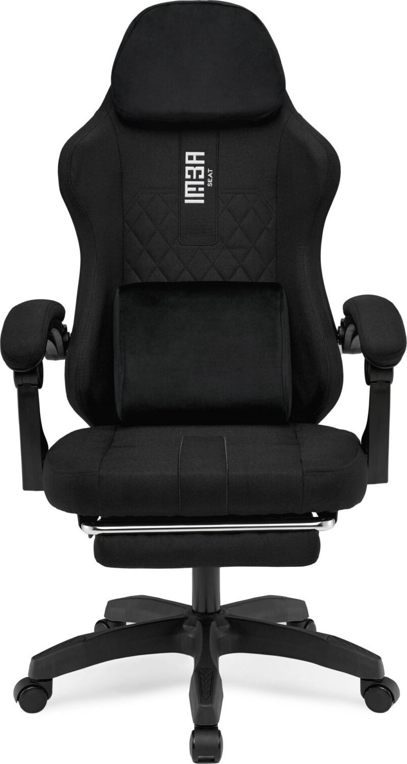 Fotel IMBA Seat Fotel gamingowy IMBA RANGER czarny materiałowy