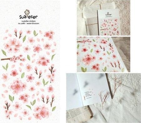 Centrum Naklejki ozdobne Kwiat Wi¶ni