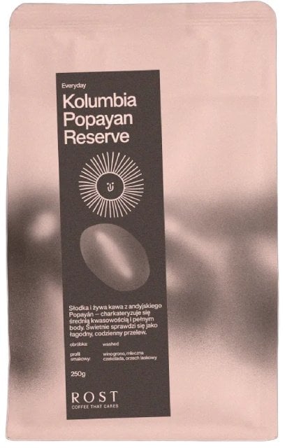 Kawa ziarnista ROST kawa ziarnista Kolumbia Popayan Rezerwa Przefiltrowana 250 g