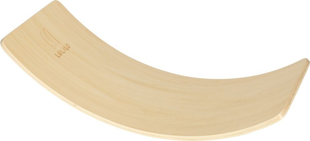 Deska do balansowania balansowa bujak z filcem dla dzieci LULILO Ajlo z różowym filcem