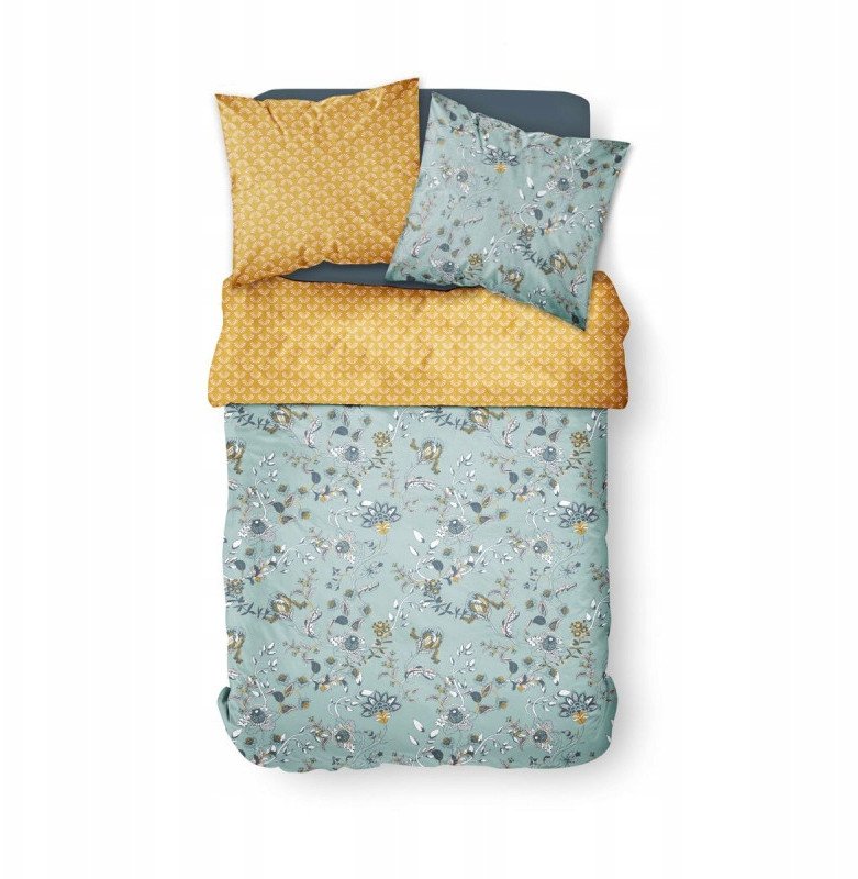 Pościel bawełniana, kołdra i 2 poduszki, 220 x 240 cm, DUBLI