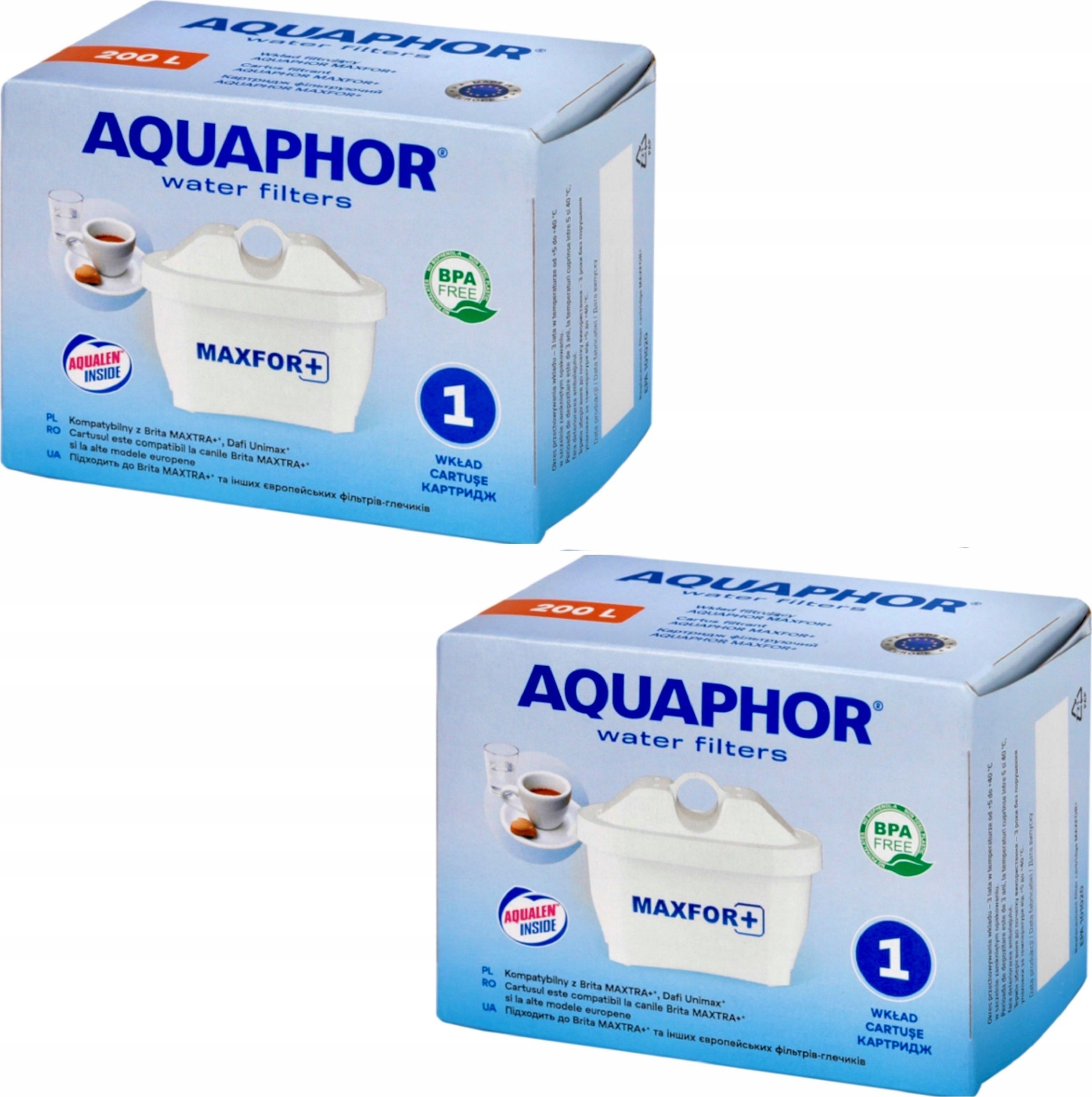 Wkład filtrujący Aquaphor Maxfor+ 2 szt.