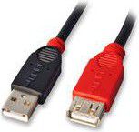 Kabel USB Lindy USB-A - USB-A 5 m Czarny (42817)